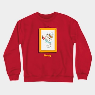 kittyswat Andy Potrait Crewneck Sweatshirt